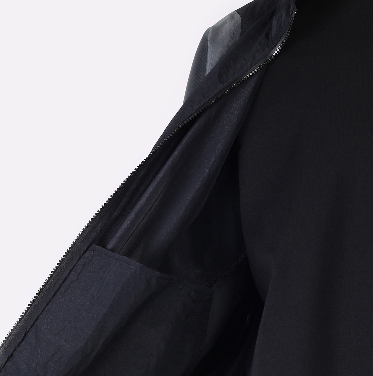 мужская серая куртка Jordan x Off-white Woven Jacket CV0550-010 - цена, описание, фото 9